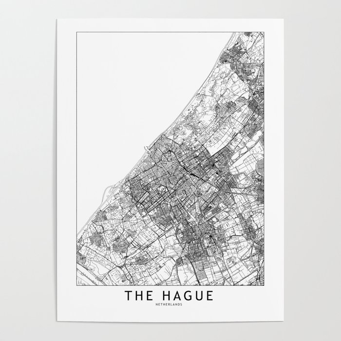 The Hague City Map Poster